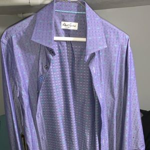 Purple Pattern Robert Graham Dress Shirt
